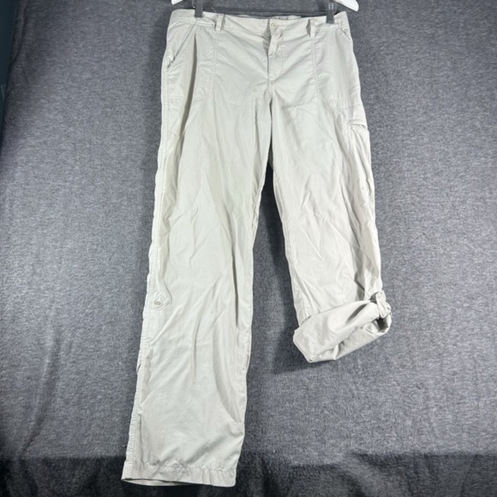 Columbia Pants Womens 12‎ Regular Omni Shade Beige Outdoors Hiking Fishing
